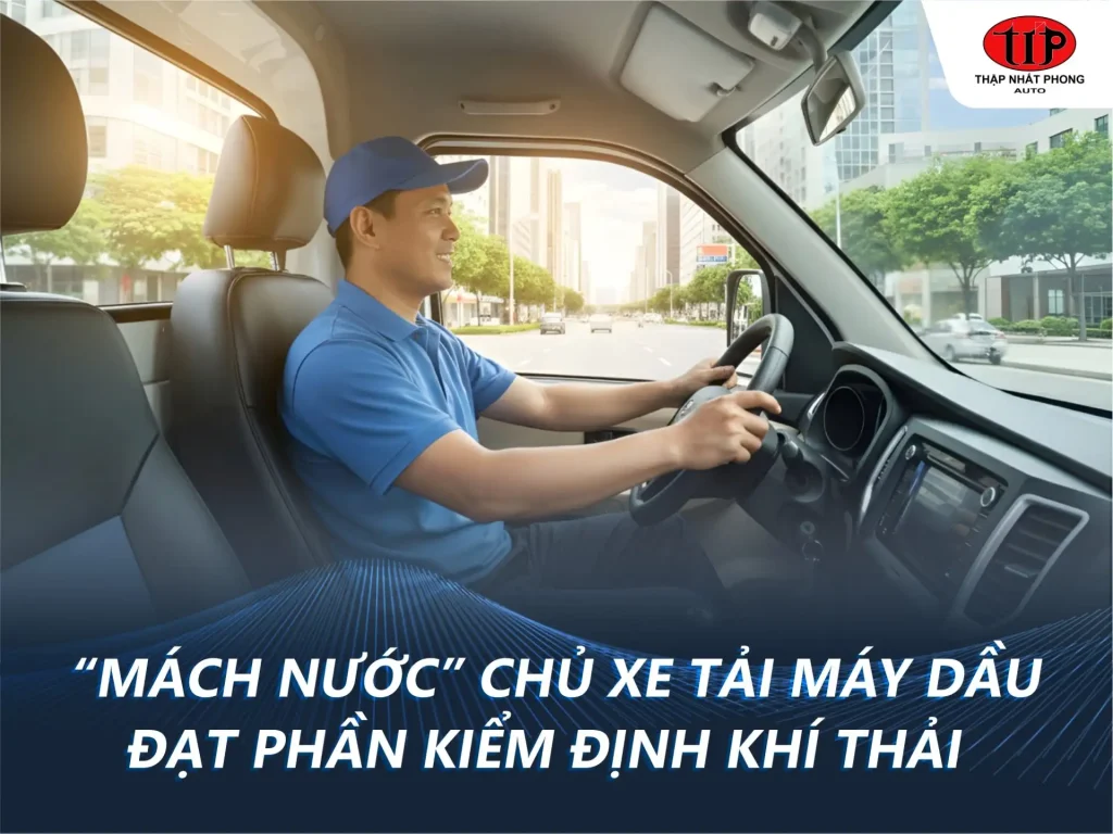 Mách nước để chủ xe tải máy dầu đạt phần kiểm định khí thải